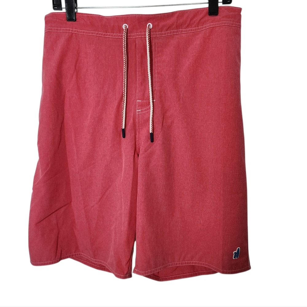 Johnnie-o Mens Pink Swim Trunks Size Large‎